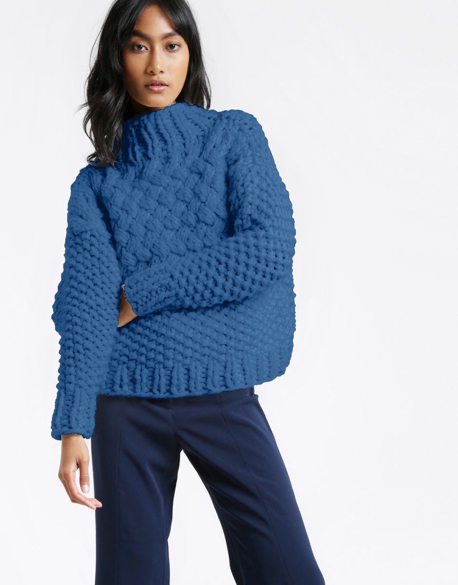 Full Moon Pullover Dusty Denim