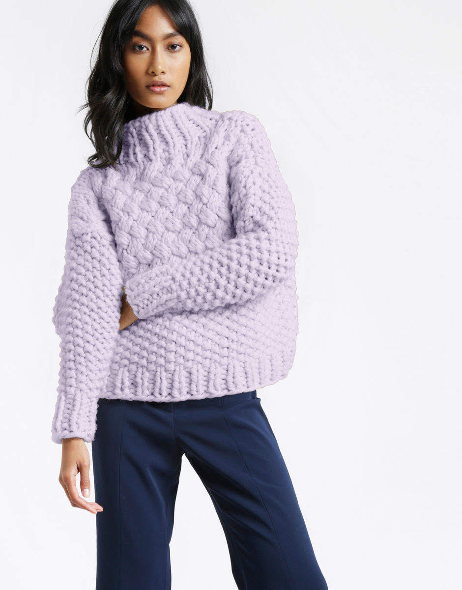 Full Moon Pullover Lilac Powder