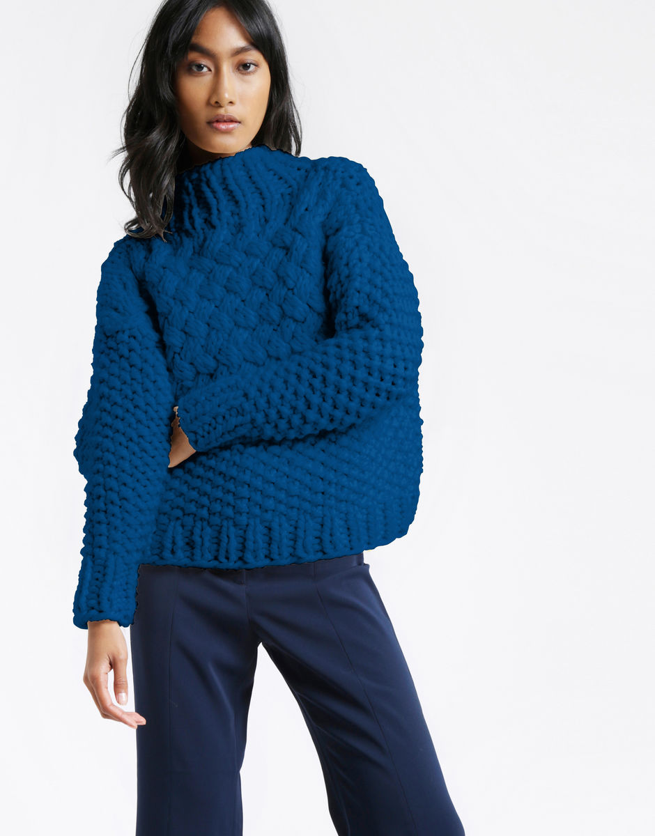 Full Moon Pullover Sherpa Blue