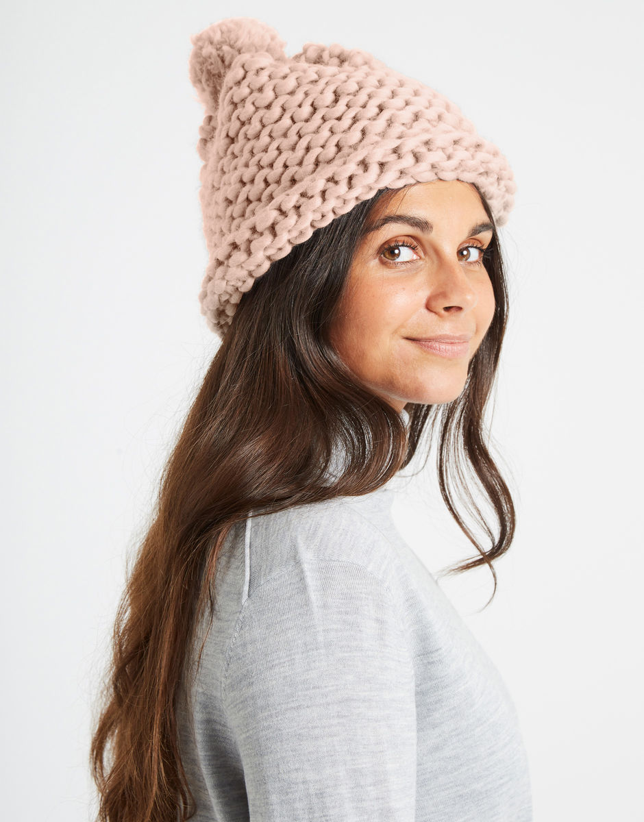 Happy Daze Beanie Cameo Rose