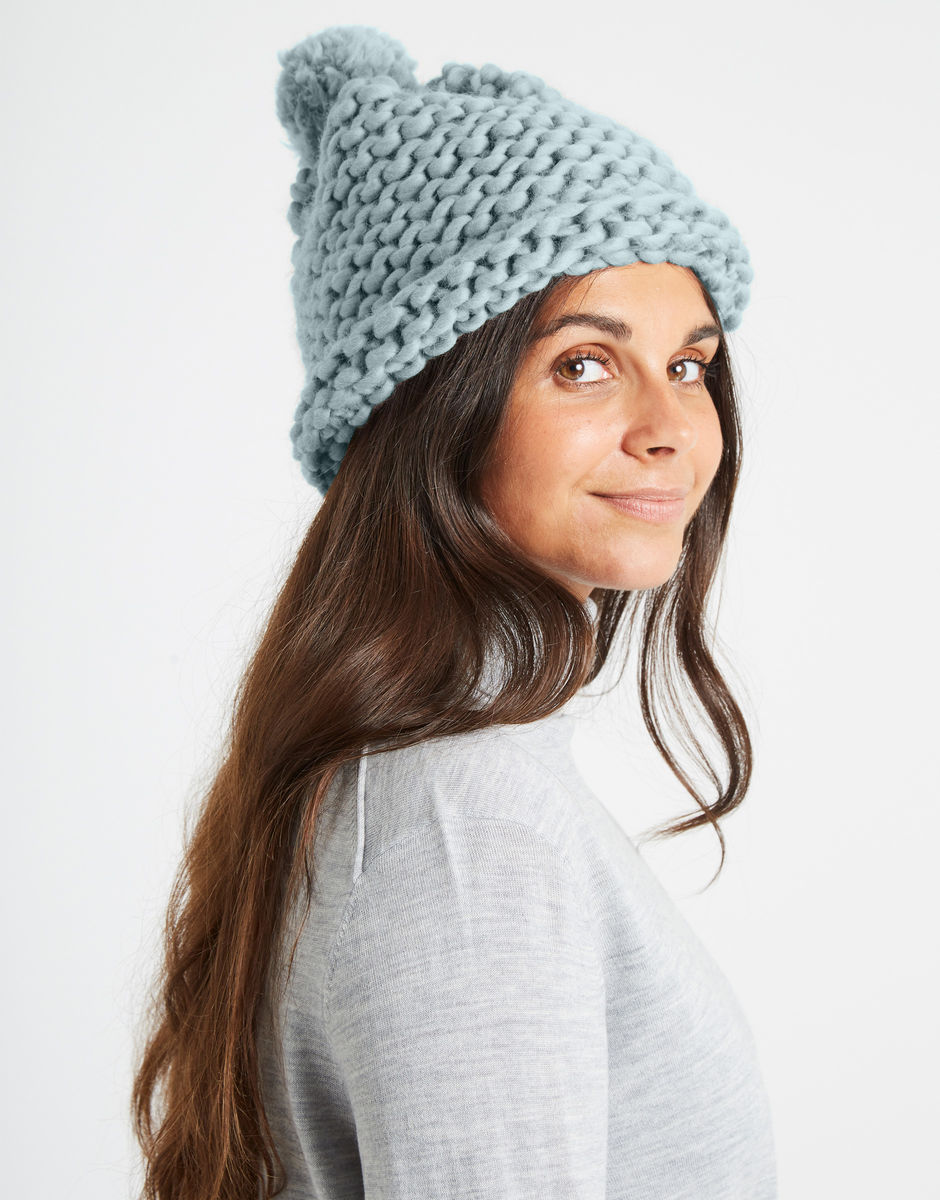 Happy Daze Beanie Duck Egg Blue