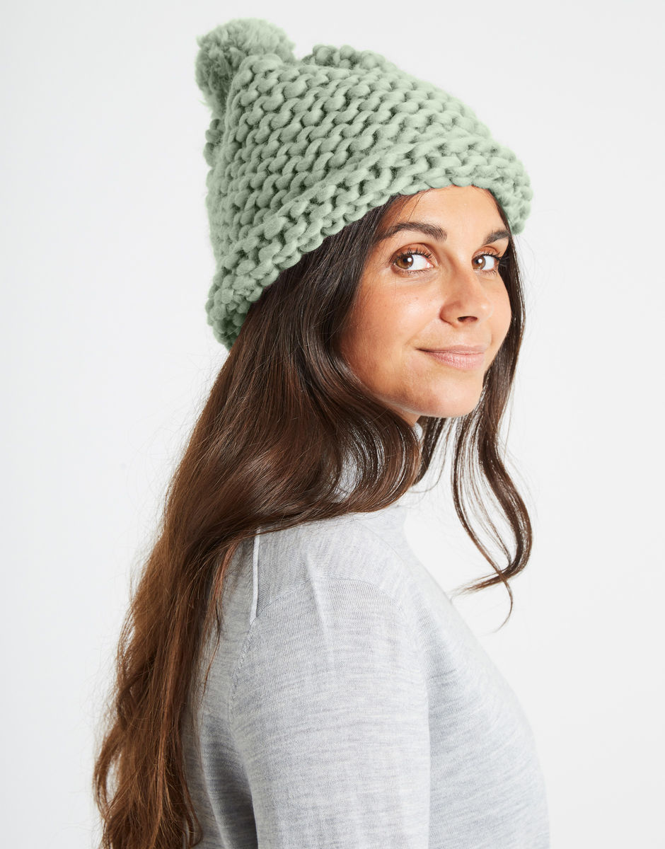 Happy Daze Beanie Eucalyptus Green