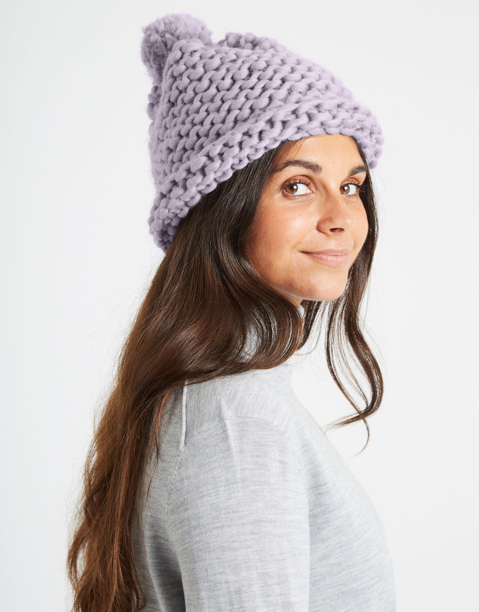 Happy Daze Beanie Lilac Powder