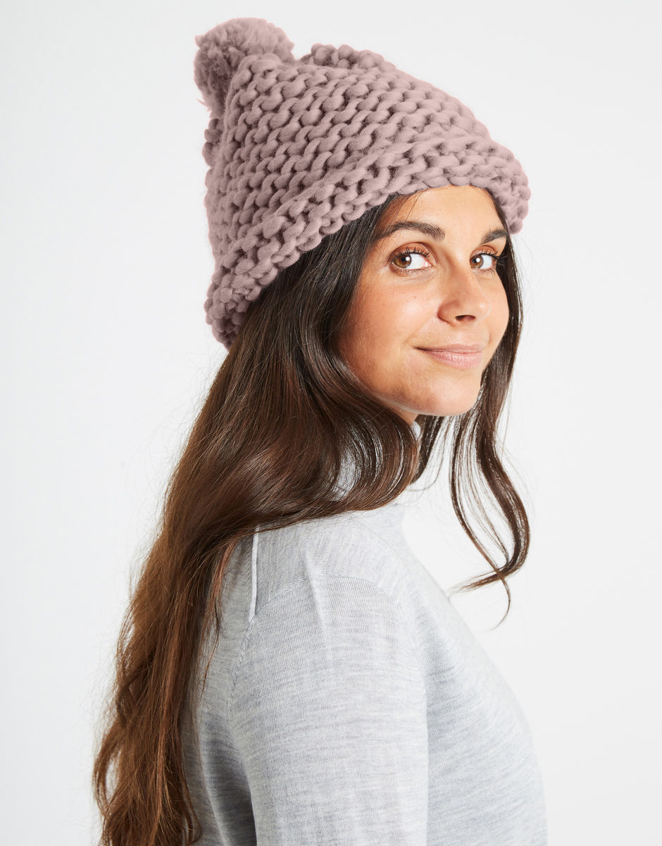 Happy Daze Beanie Mellow Mauve