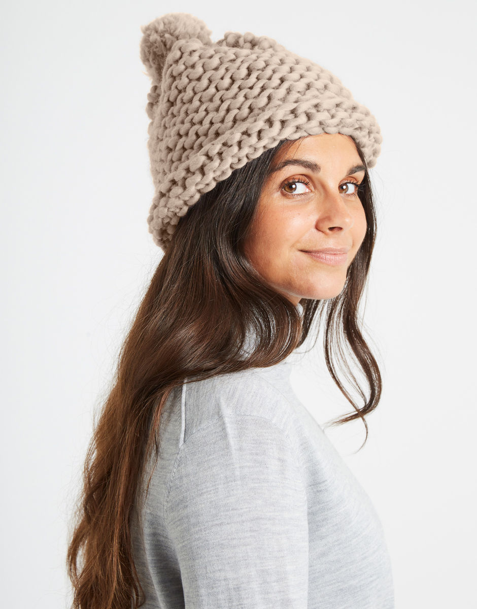 Happy Daze Beanie Sand Trooper Beige