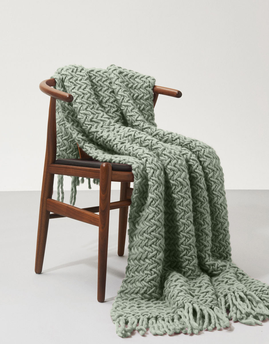 Koselig Blanket Eucalyptus Green