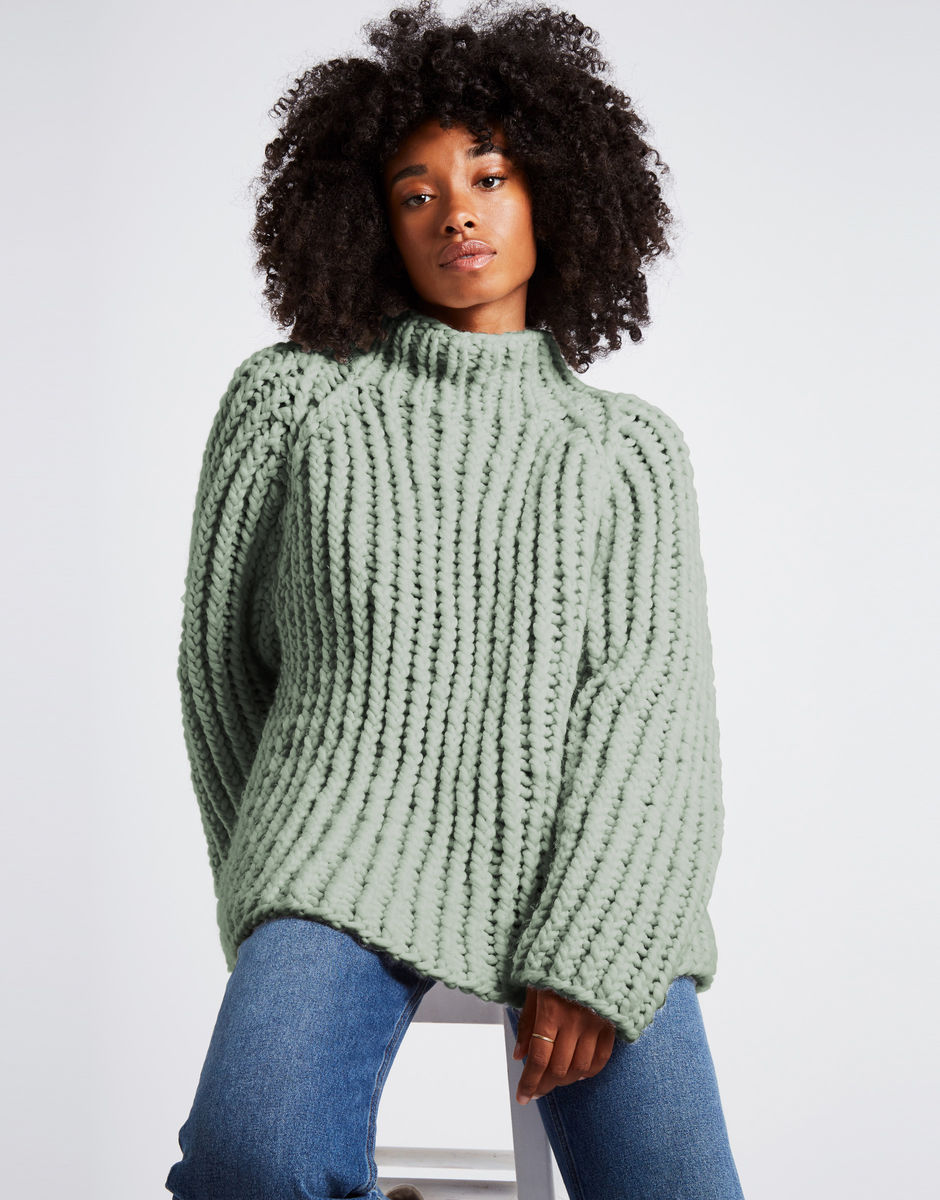 Lightning Pullover Eucalyptus Green