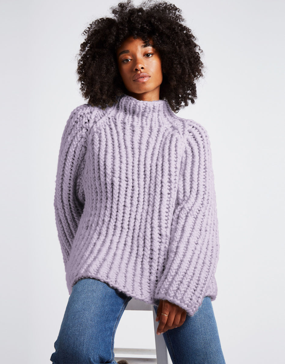 Lightning Pullover Lilac Powder