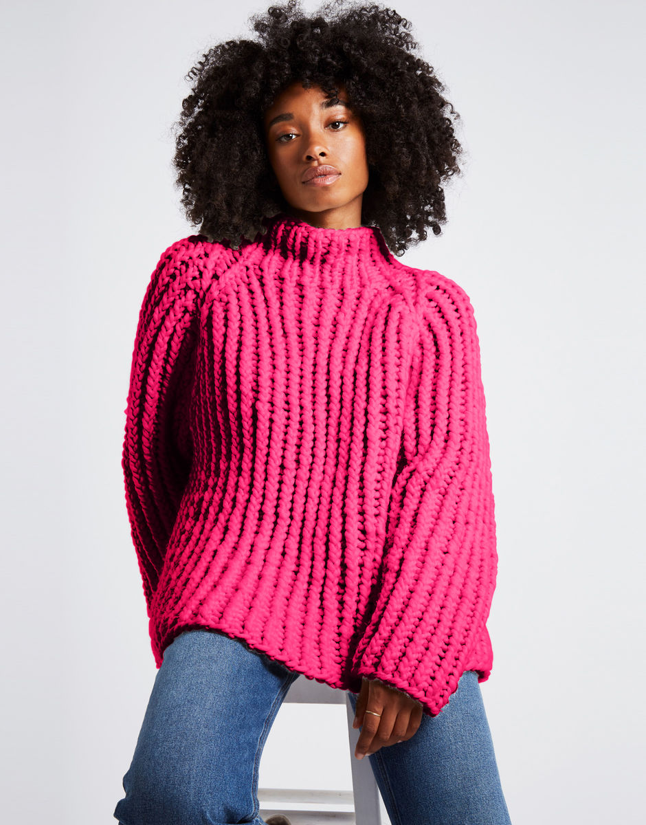 Lightning Pullover Hot Punk Pink