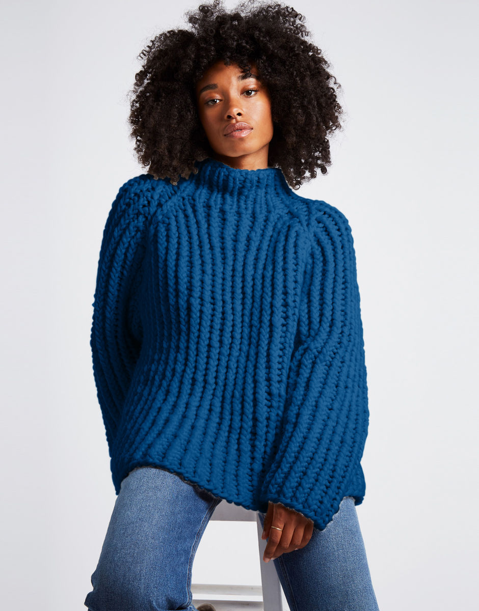 Lightning Pullover Sherpa Blue