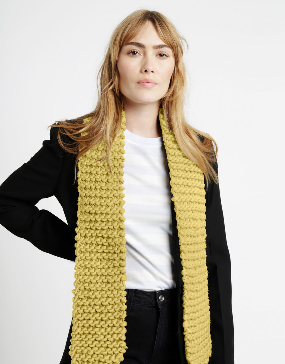Lil' Foxy Roxy Scarf Chalk Yellow