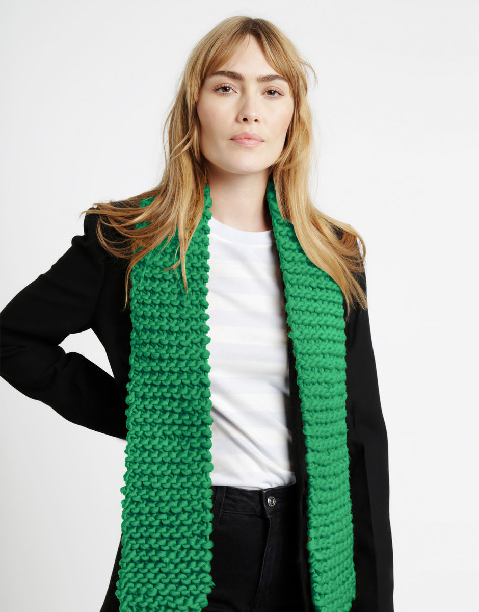 Lil' Foxy Roxy Scarf Emerald Green