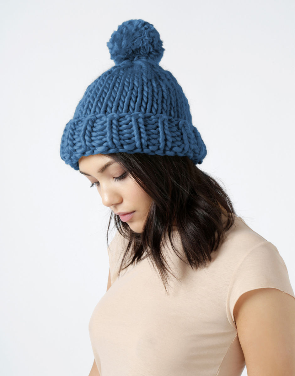Lucy Beanie Dusty Denim