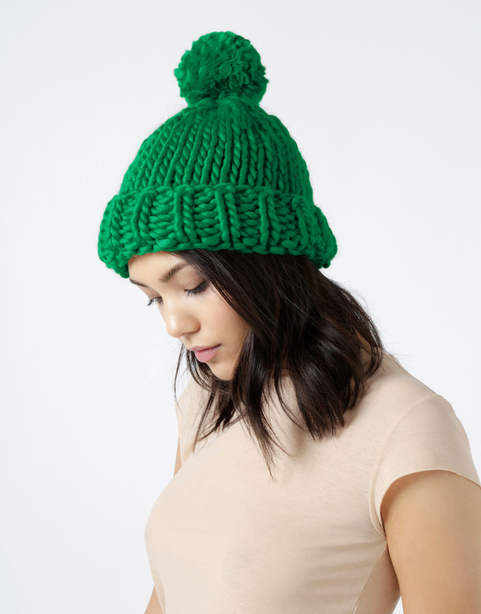 Lucy Beanie Emerald Green