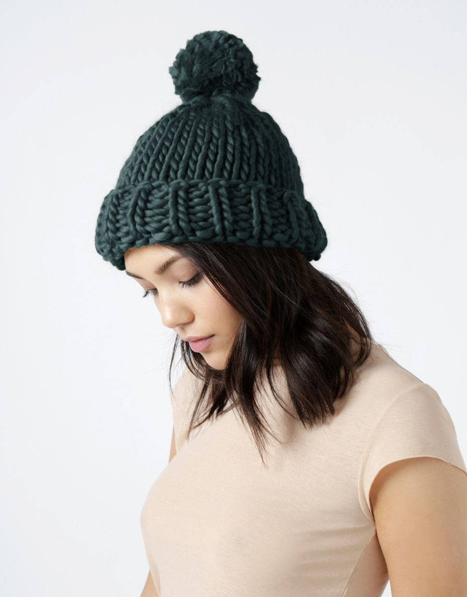 Lucy Beanie Forest Green