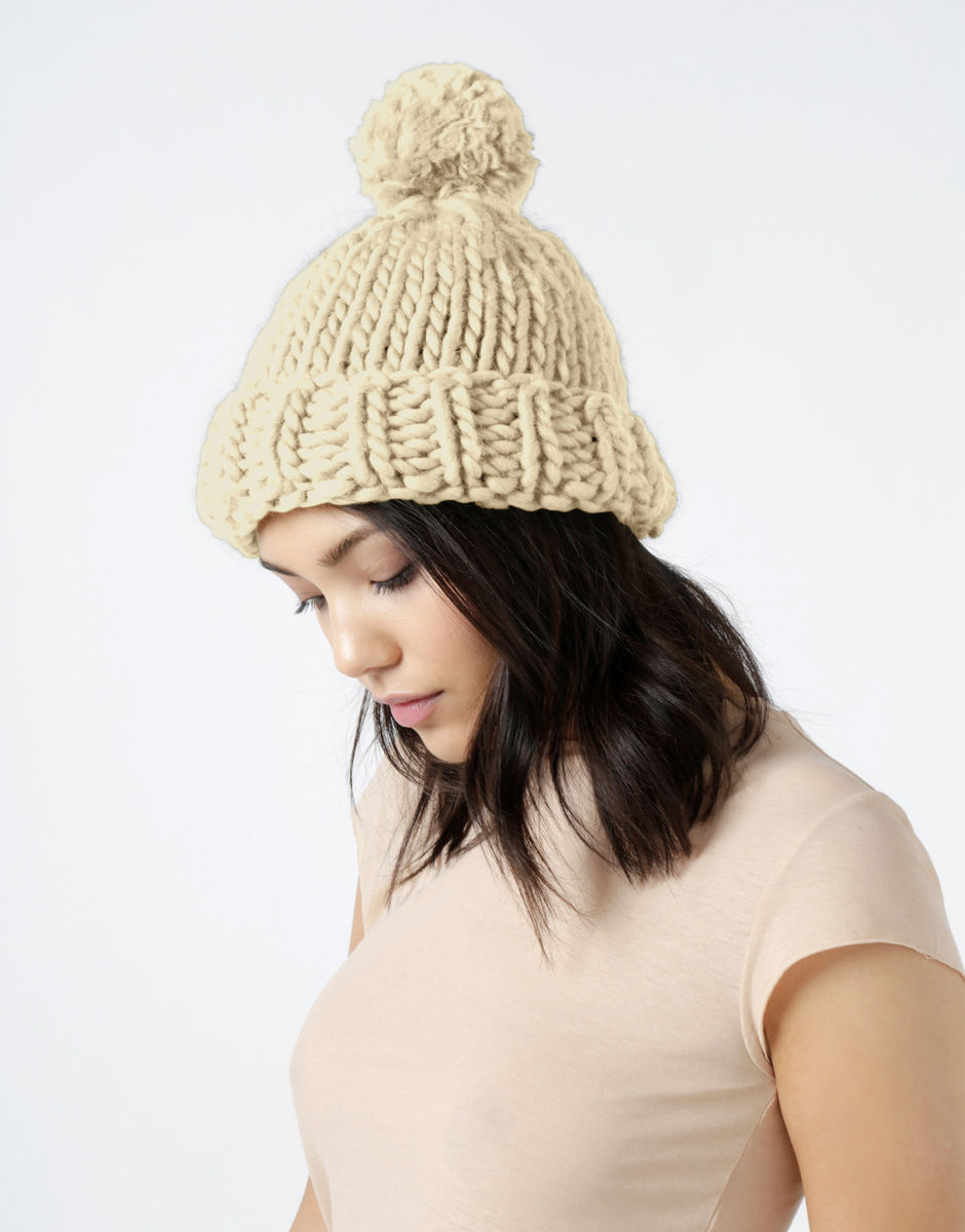 Lucy Beanie Ivory White