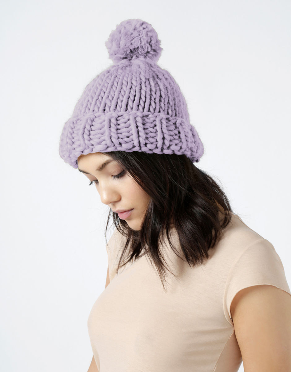 Lucy Beanie Lilac Powder