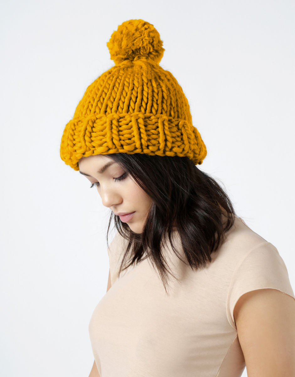 Lucy Beanie Mustard Sally