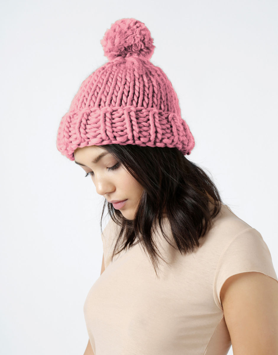 Lucy Beanie Pink Lemonade