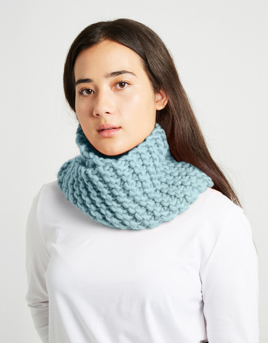 Snood Operator Duck Egg Blue