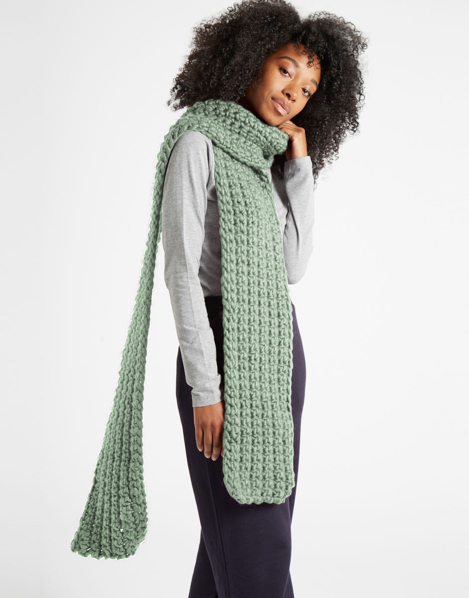 Sweet Intuition Scarf Eucalyptus Green