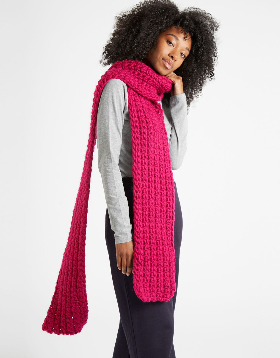 Sweet Intuition Scarf Hot Punk Pink