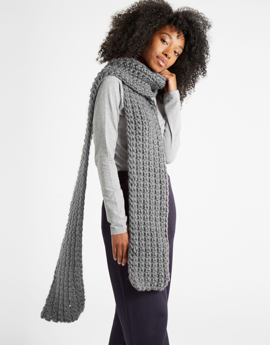 Sweet Intuition Scarf Tweed Grey