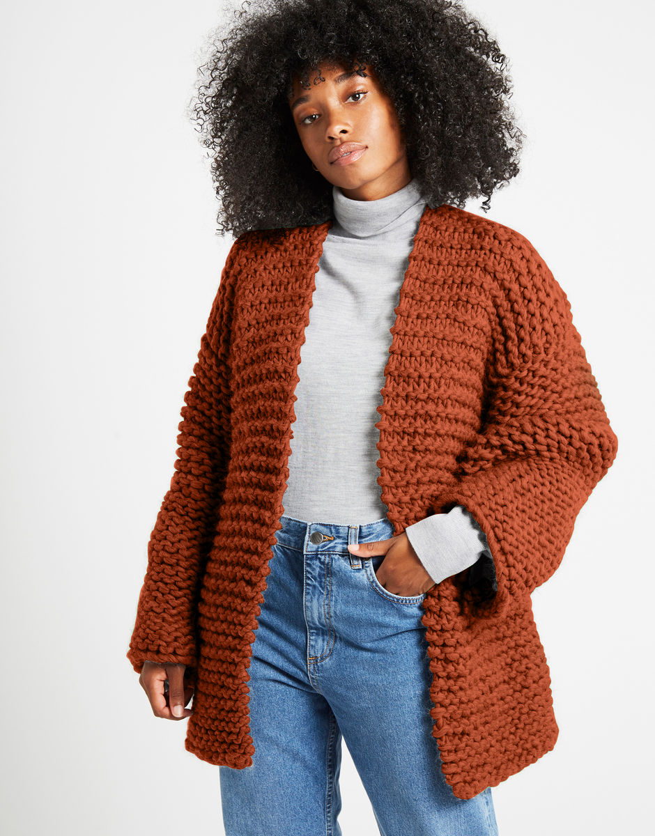 Sweet Love Cardigan Cinnamon Dust