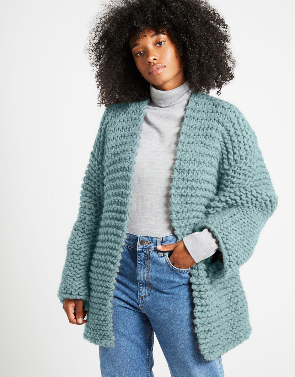 Sweet Love Cardigan Duck Egg Blue