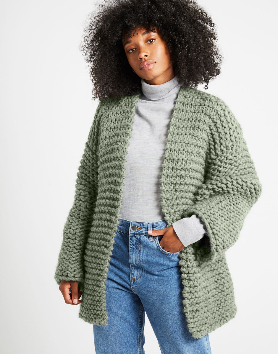Sweet Love Cardigan Eucalyptus Green
