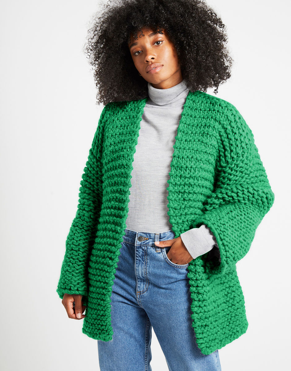 Sweet Love Cardigan Emerald Green