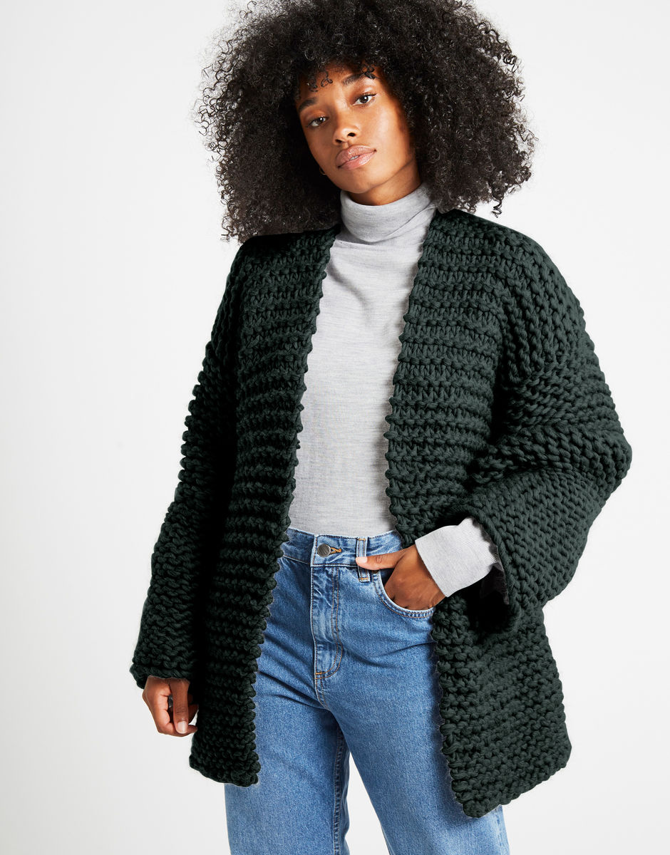 Sweet Love Cardigan Forest Green