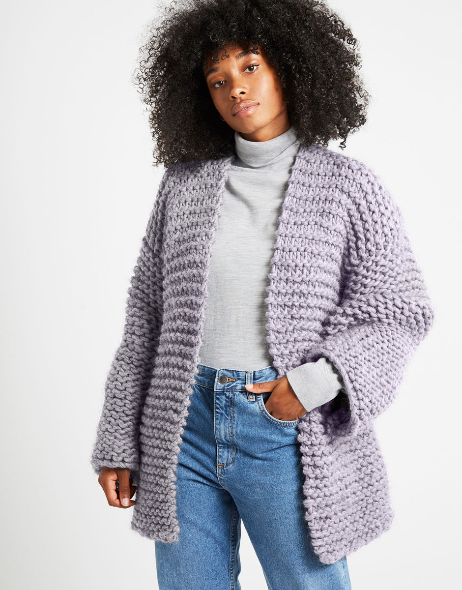 Sweet Love Cardigan Lilac Powder
