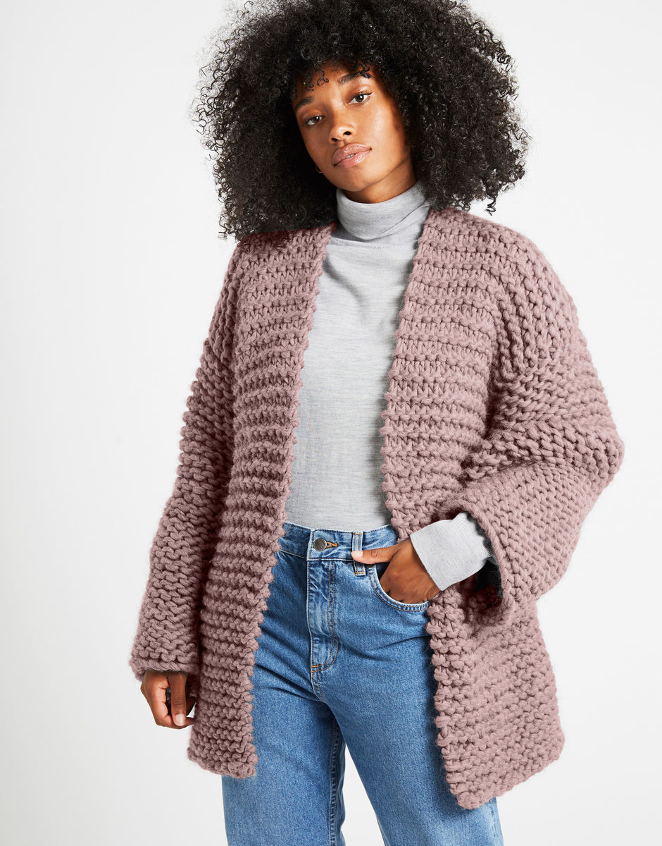 Sweet Love Cardigan Mellow Mauve
