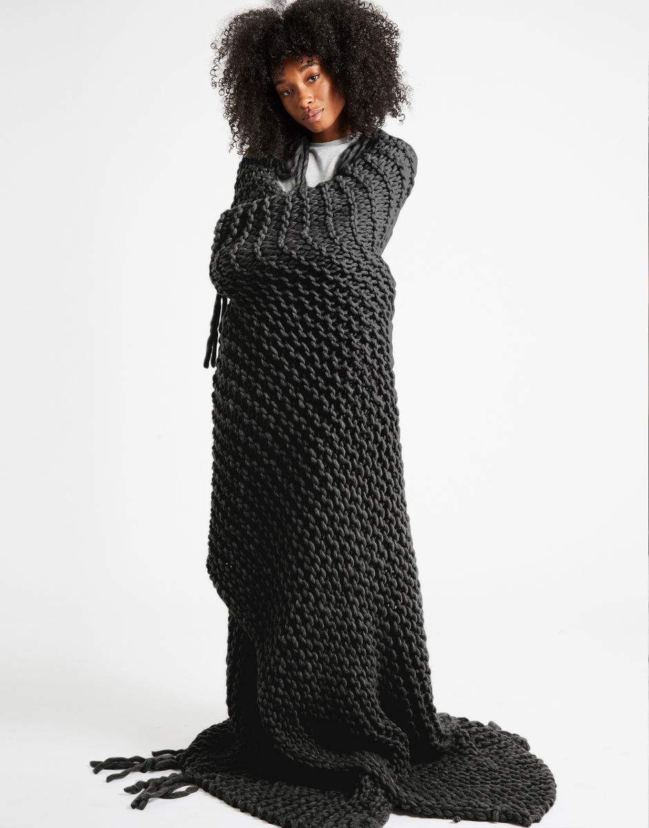 Take Me Home Blanket Charcoal