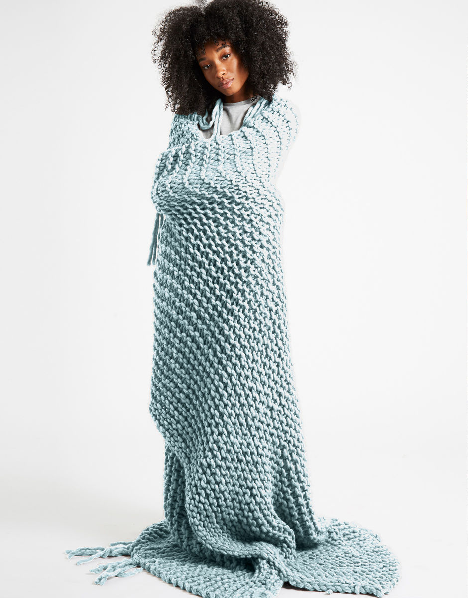 Take Me Home Blanket Duck Egg Blue