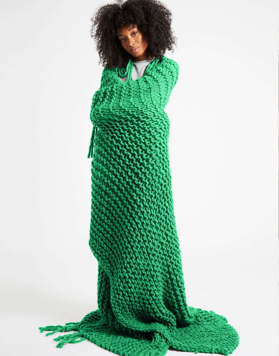 Take Me Home Blanket Emerald Green