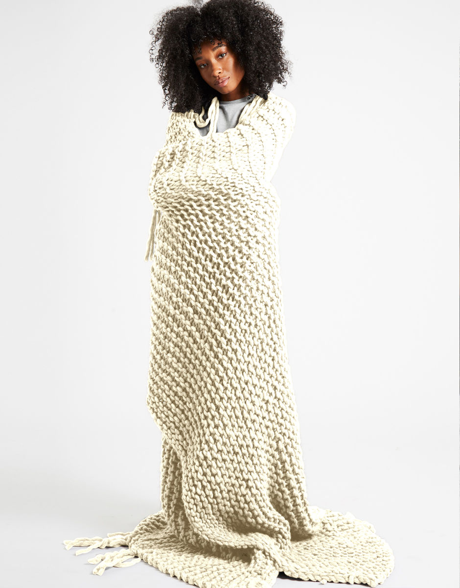 Take Me Home Blanket Ivory White