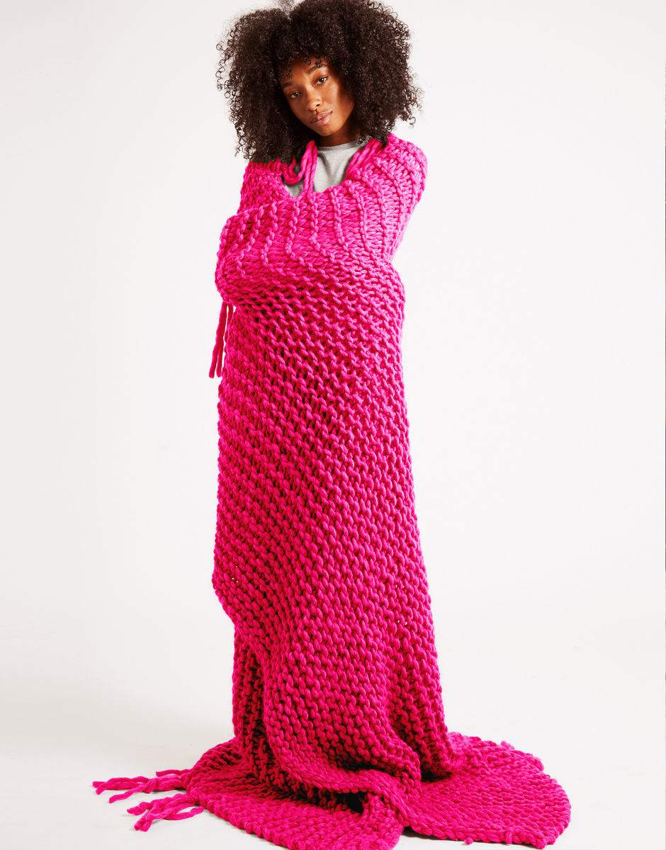 Take Me Home Blanket Hot Punk Pink