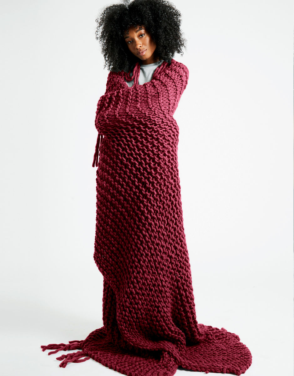 Take Me Home Blanket Margaux Red