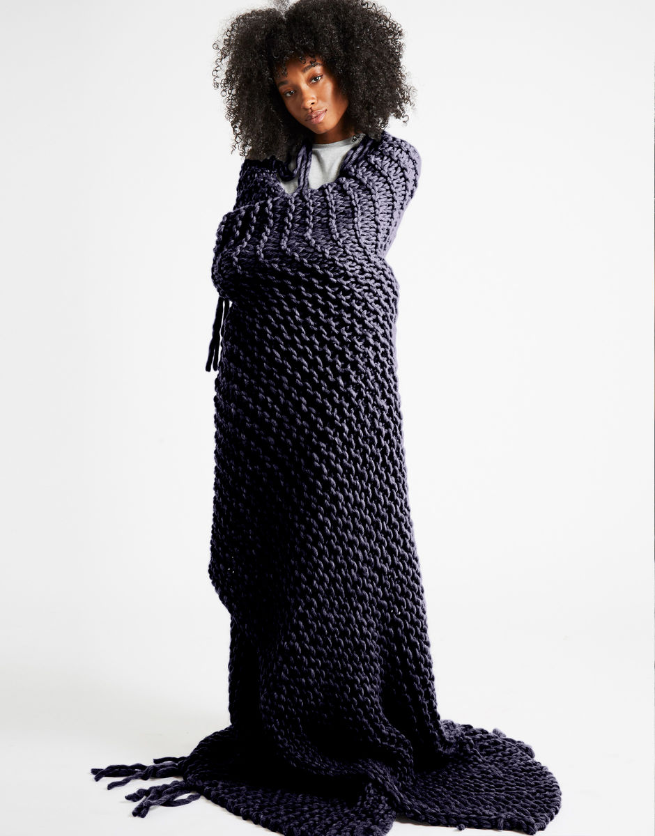 Take Me Home Blanket Midnight Blue