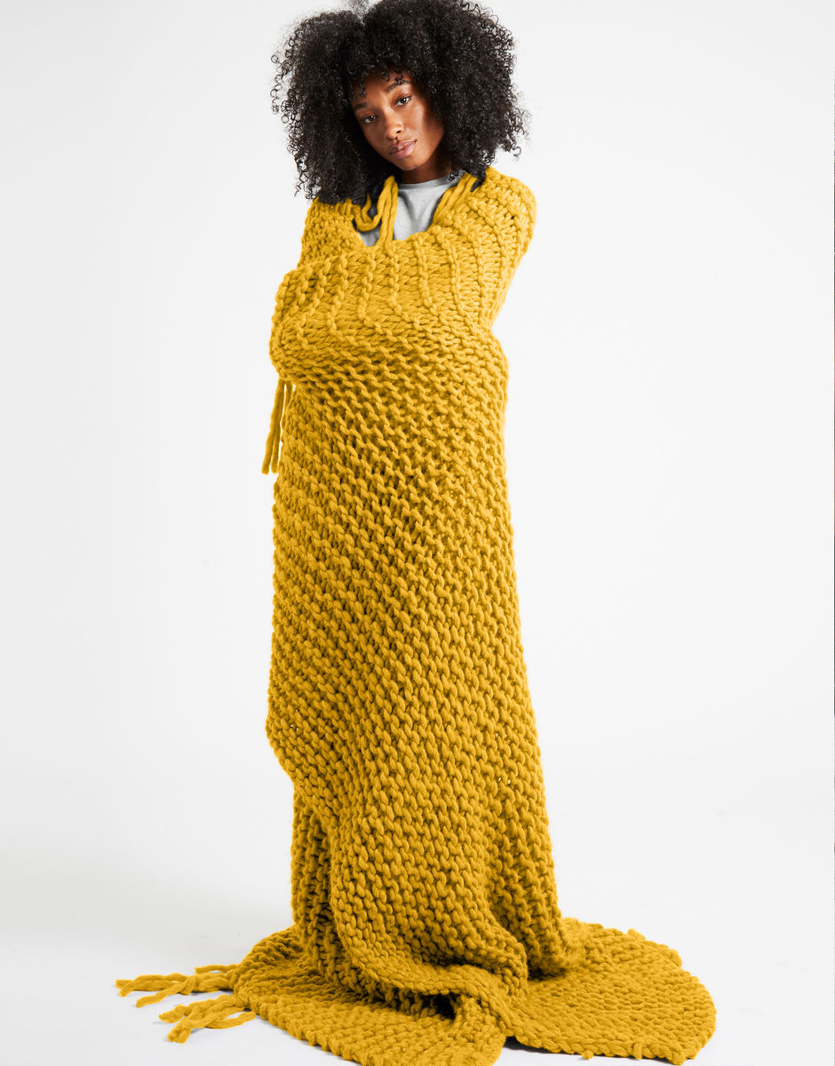 Take Me Home Blanket Mustard Sally
