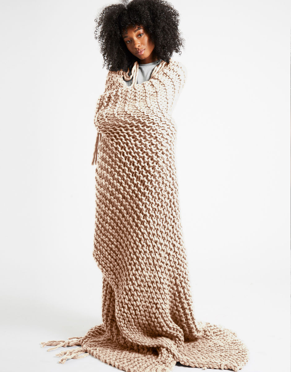 Take Me Home Blanket Sand Trooper Beige