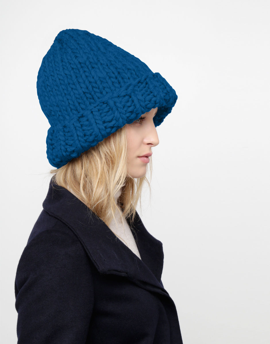 Big Up Mütze Sherpa Blue