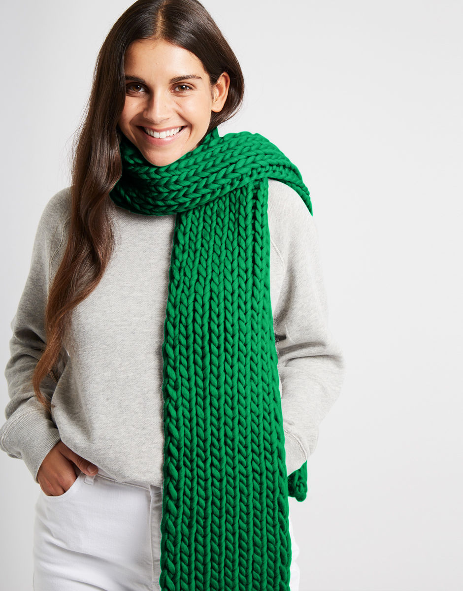 Whistler Scarf Emerald Green