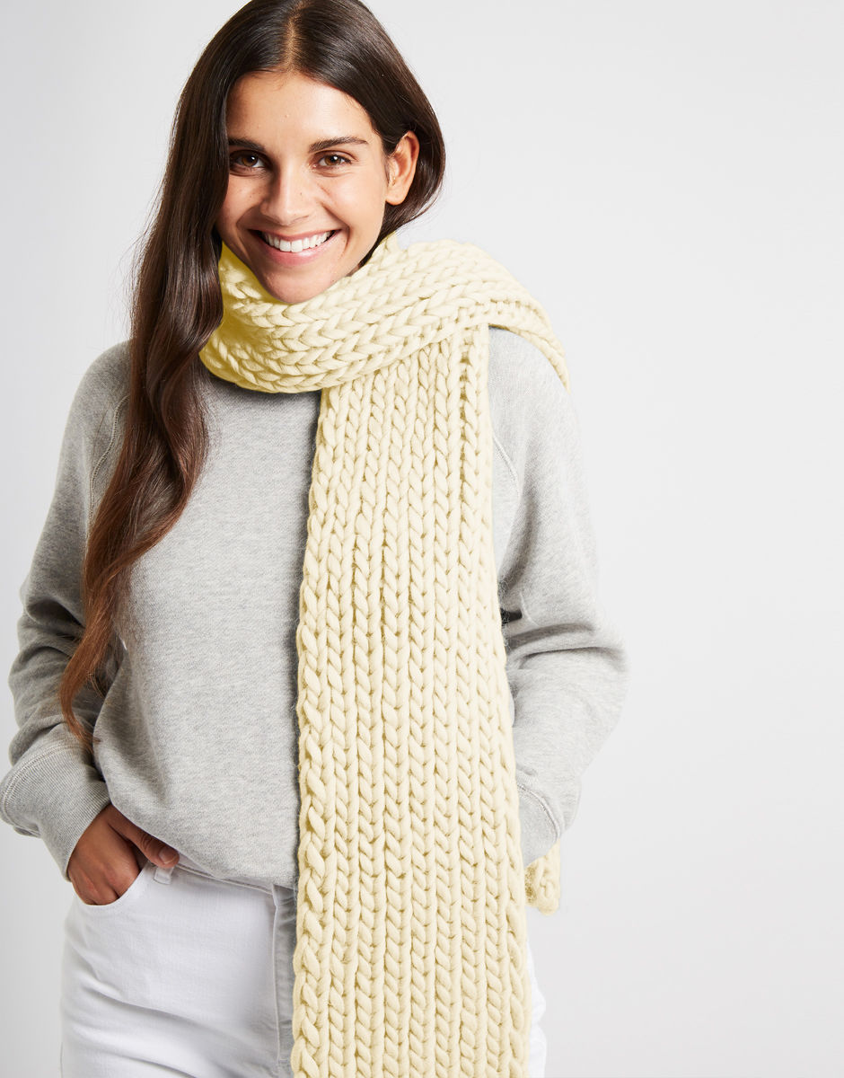 Whistler Scarf Ivory White
