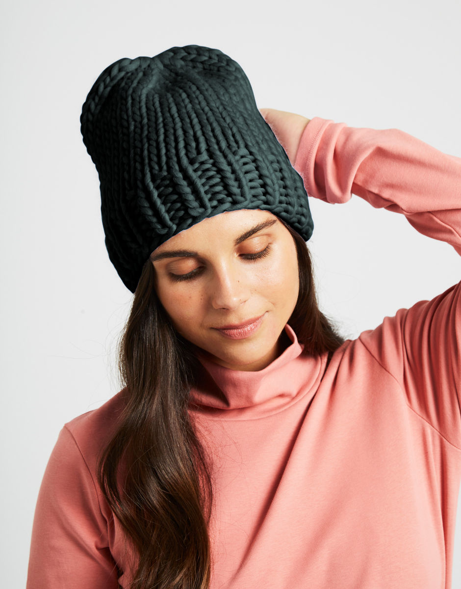 Hygge Mütze Forest Green