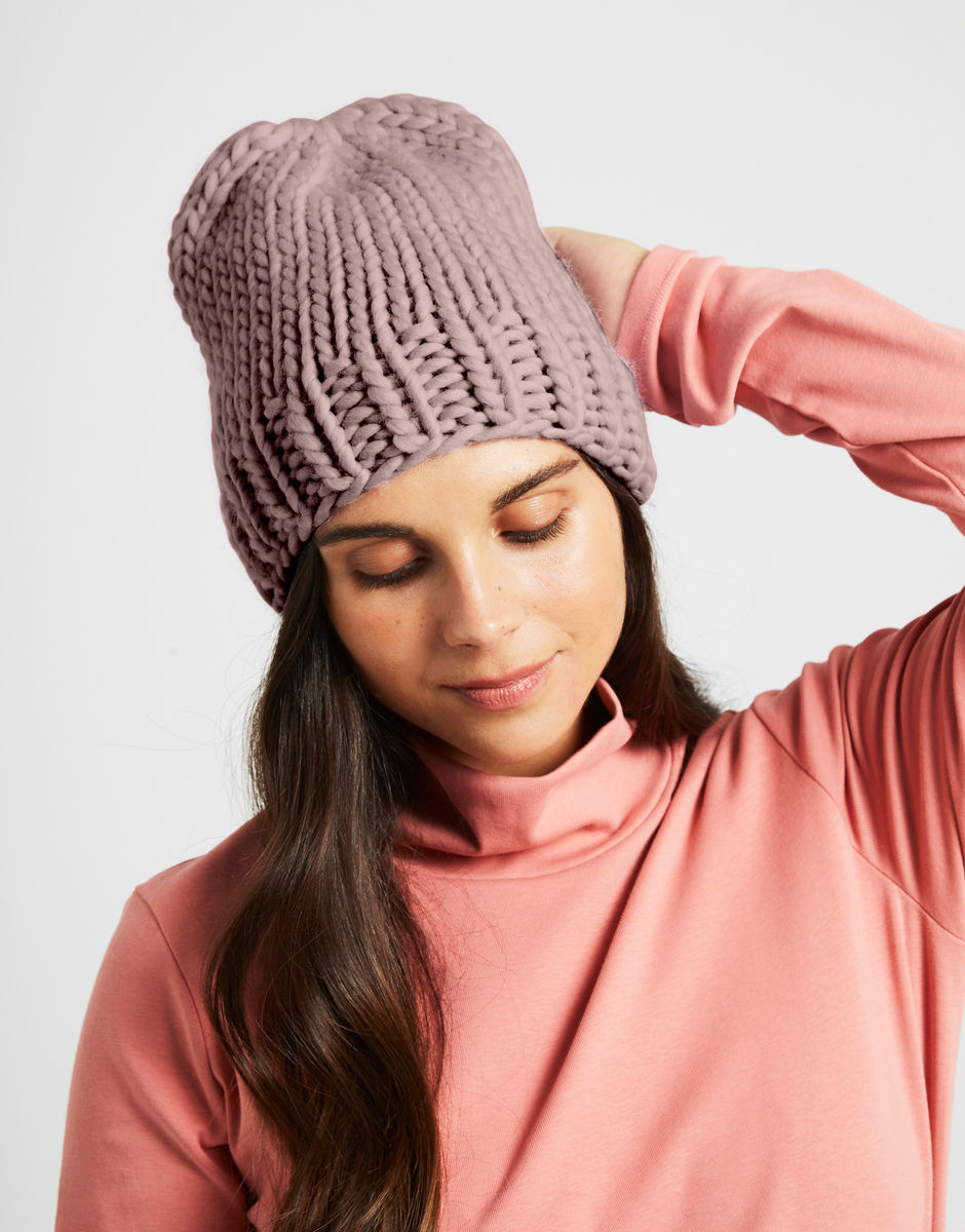 Hygge Mütze Mellow Mauve