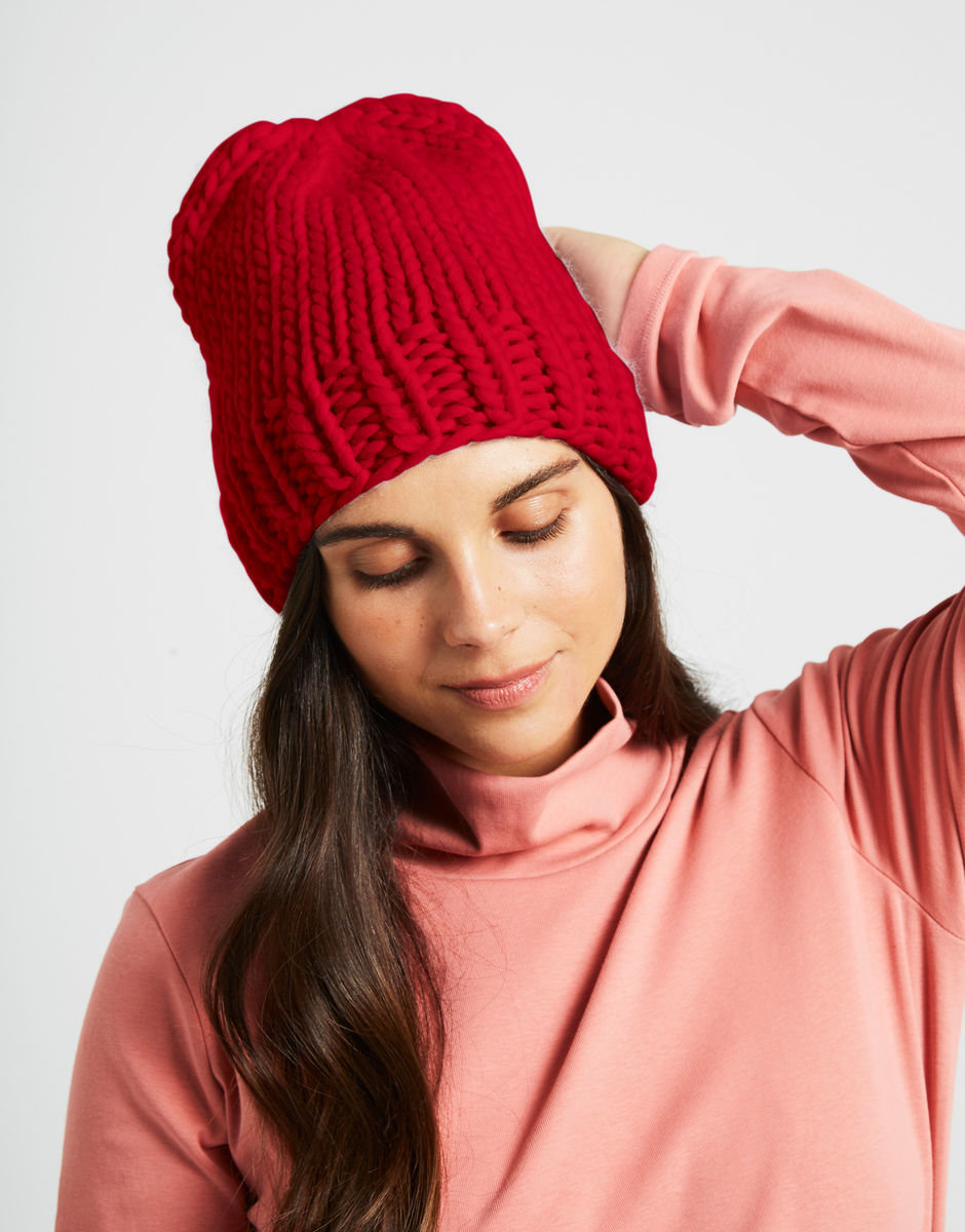 Hygge Mütze True Blood Red