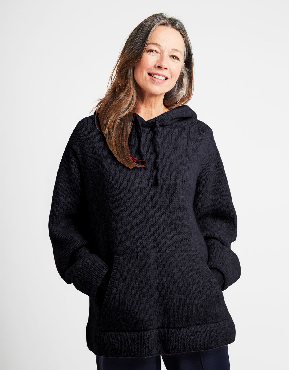 Blackout Hoodie Midnight Blue